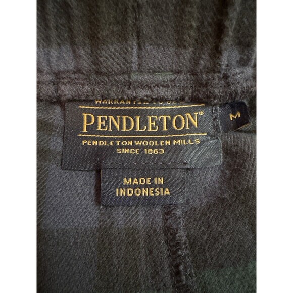 Pendleton Plaid Flannel Lounge Pants Pajama Bottoms Men's Size M - Picture 10 of 10